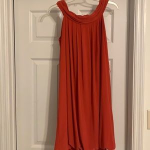 Coral colored dress size 8